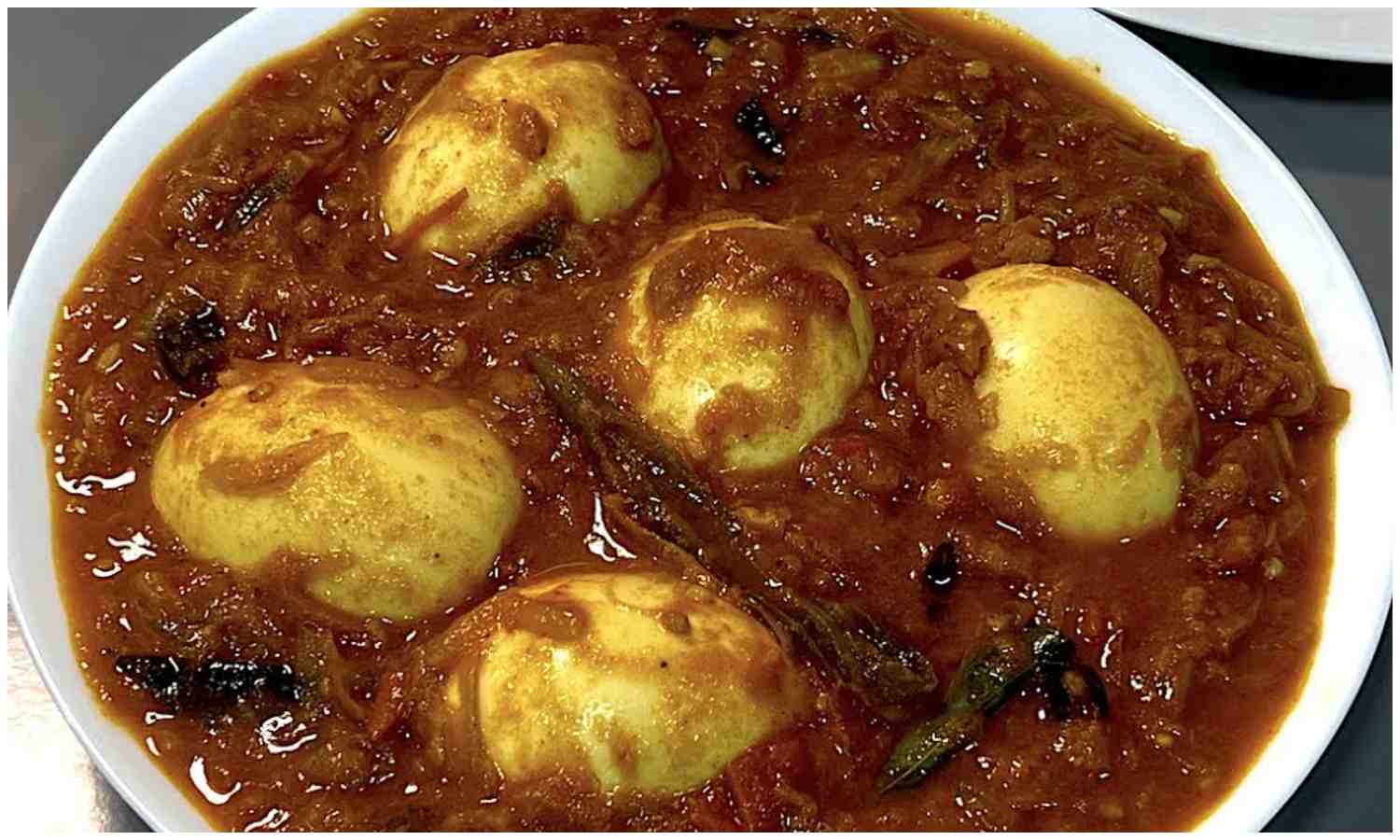 Restaurant Style Egg Curry Recipe